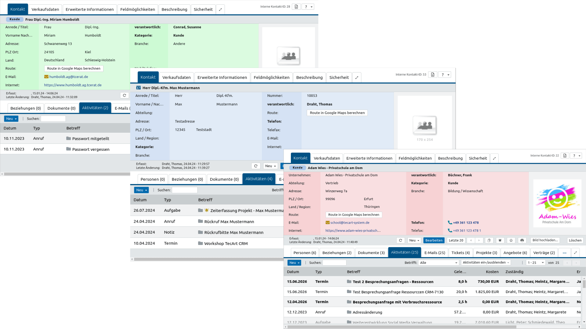 TecArt-System Anpassbarkeit TecArt-System Anpassbarkeit